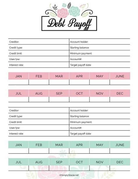 Free Printable Financial Planning Worksheets Printable Templates