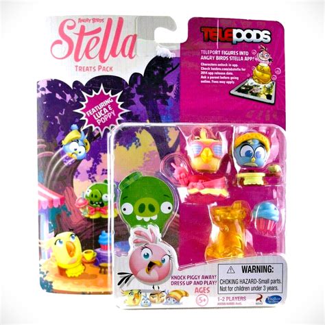Angry Birds Stella Telepods Treats Pack Exclusive Figure 2 Pack Luca