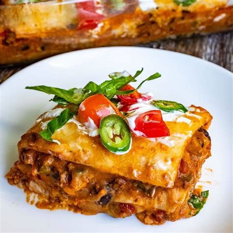Easy Mexican Taco Lasagna Recipe L 100k Recipes