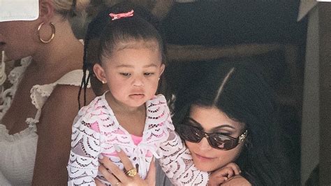 Kylie Jenner And Stormi Get Matching Balmain Outfits Hollywood Life
