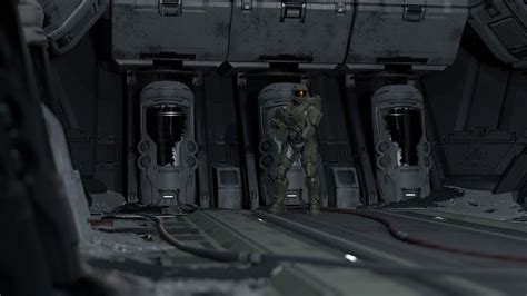 Maprip00 Halo Master Chief Cryo Hall By Telemuscnt On Deviantart