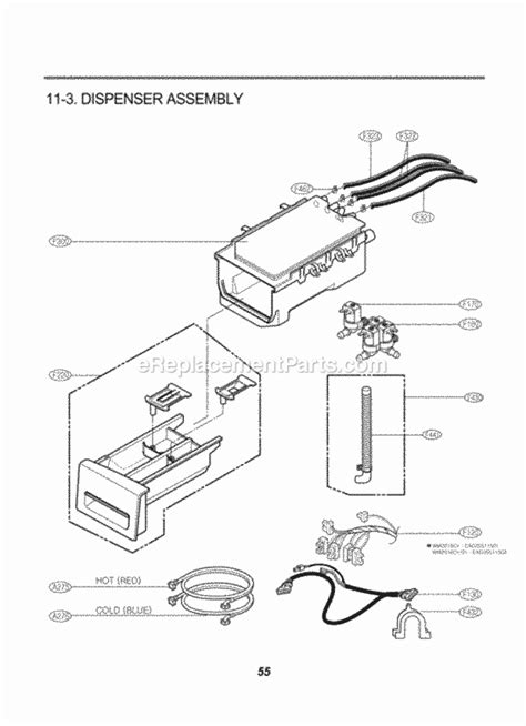 Lg Wm2016cw Parts List And Diagram