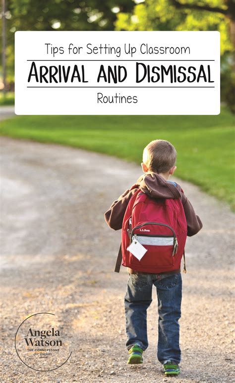 Pride = be proud of, take. Tips for Setting Up Classroom Arrival and Dismissal Routines
