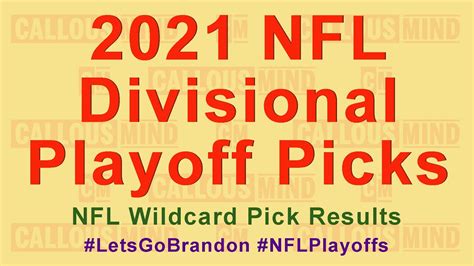 2021 NFL Divisional Playoff Picks NFL Wildcard Pick Results Naked
