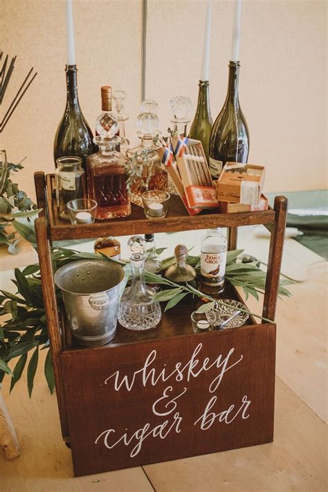 We did not find results for: Whiskey and Cigar bar wedding idea . Set up at cocktail ...
