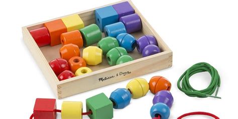 Melissa And Doug Primary Lacing Beads Fine Motor Toys The Sensory