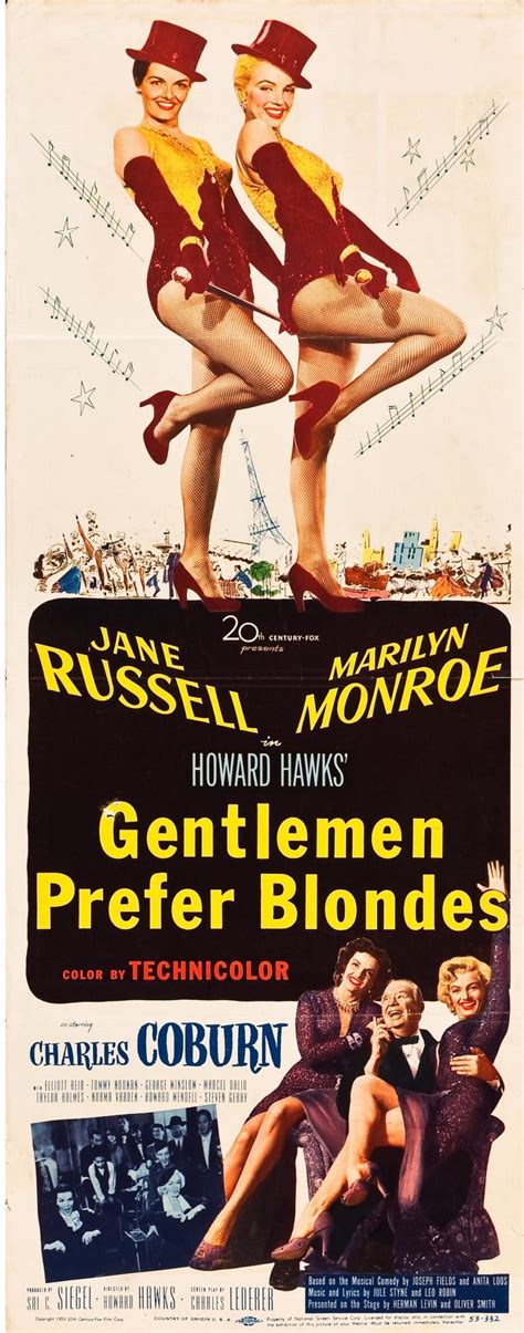 Gentlemen Prefer Blondes Poster