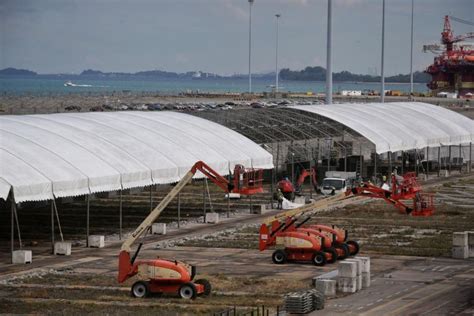 From famous hawker centres, cosy cafes, renowned restaurants and a. Coronavirus: Mega Covid-19 facility being built at Tanjong Pagar Terminal to house up to 15,000 ...