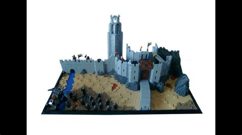 Lego Helms deep MOC (Part1) - YouTube