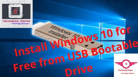 How To Install Windows 10 From Bootable Usb Flash Drive Install