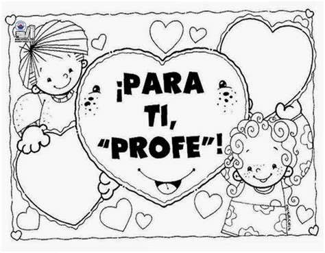 Descarga e imprime estos dibujos para colorear dia del maestro de forma gratuita. Dia Del Maestro Para Colorear Faciles