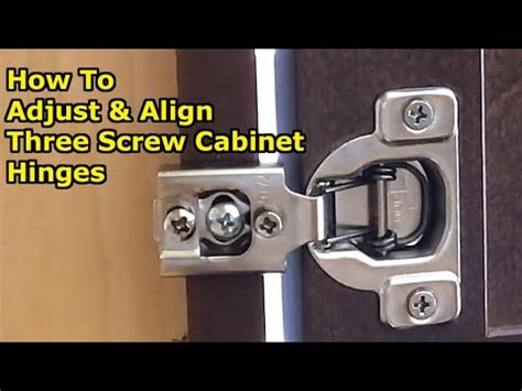 If not, slightly push the adjustment tab on the lower side toward the back of the drawer. How to Align Cabinet Doors By Adjusting 3 Screw European ...