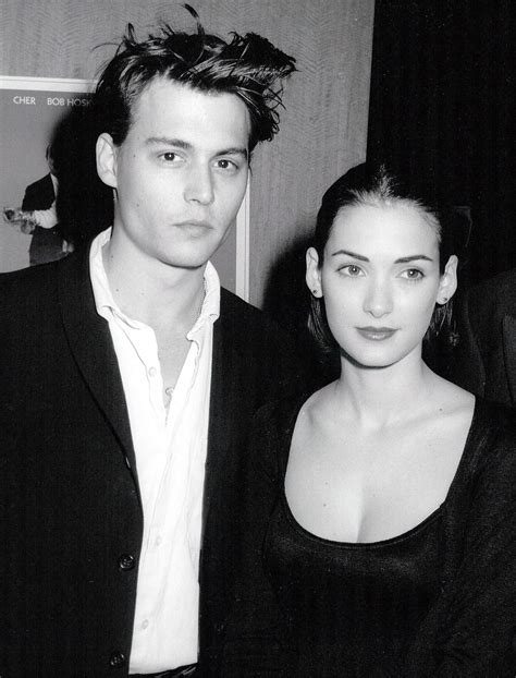 In 1989 when he was 27 and she was 18. Johnny Depp & Winona Ryder - Mermaids premiere, December ...