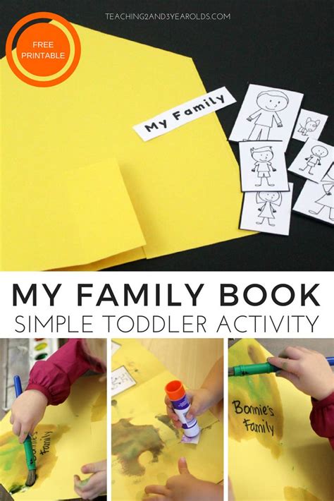 How to Create a Simple Family Theme Book | Family activities preschool