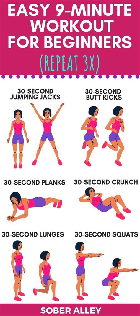 Super Simple 9 Minute Workout For Beginners Artofit