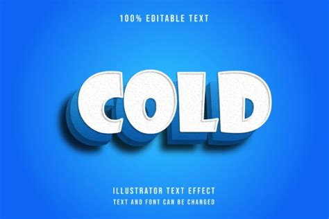 Cold Text Effect Graphic By 4gladiatorstudio44 · Creative Fabrica