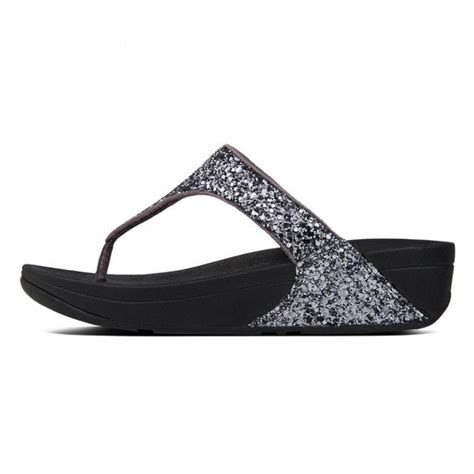 Fitflop Womens Glitterball Toe Post In Pewterparkinsons Lifestyle