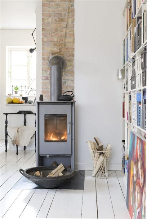 This hybrid catalytic wood insert completes the look of any room. scandinavian style fireplace - Google Search in 2020 | Home fireplace, Wood stove, Wood burning ...