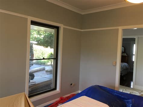 Lounge Room Walls First Coat Dulux Tranquil Retreat Dulux Tranquil