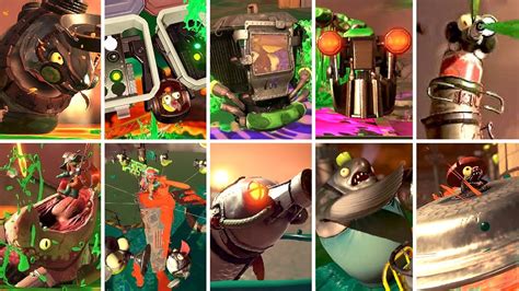 Splatoon 3 Salmon Run All Bosses Youtube