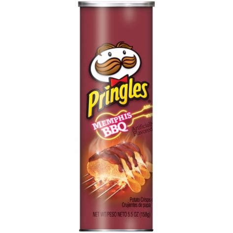 Pringles Memphis Bbq Potato Crisps 55 Oz Kroger