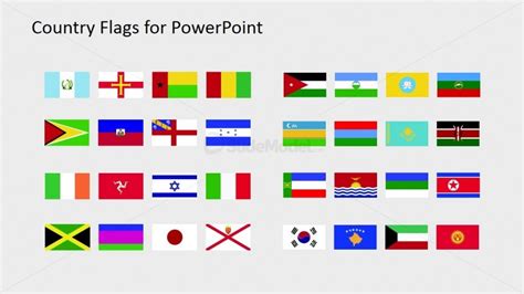 Country Flags Clipart For Powerpoint S To Z Slidemodel Images
