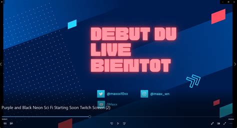 Overlay Debut De Liv Et Fin De Live Overlay Twitch Gratuit Anim Et