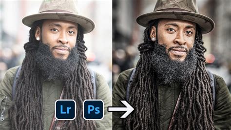 How To Create An Awesome Portrait With Lightroom And Photoshop Youtube