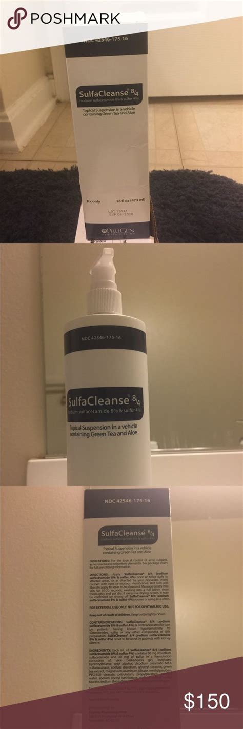 Sulfacleanse Cleanser For Acne And Rosacea Brand New Sulfacleanse 8