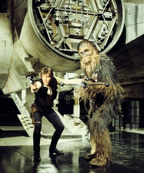 Han And Chewie Protecting The Falcon Star Wars Episode 4 Episode Iv Harrison Ford Stargate
