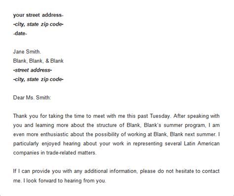 9+ Follow Up Email Templates After Interview - DOC, PDF | Free