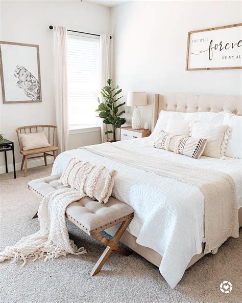 This Neutral Bedroom Design Is So Simple And Gorgeous Thanks For The Inspo