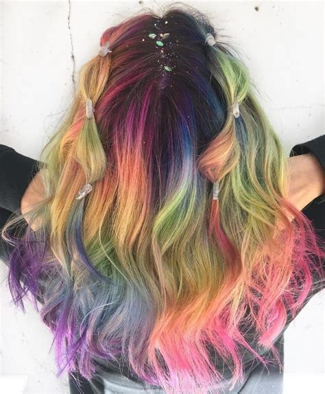 Pin By Rainbow Roo Lgbtqia Apparel On Pride Rainbow Hair Colors In