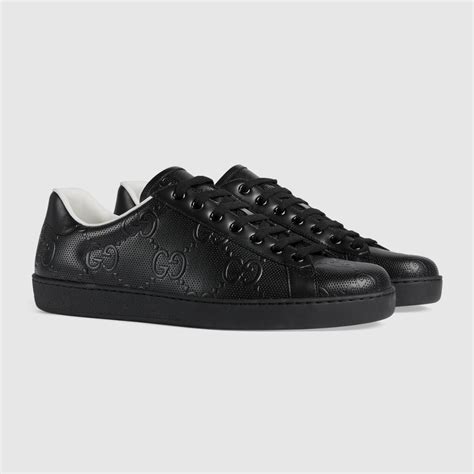 Gucci Mens Ace Gg Embossed Sneaker In 2021 Sneakers Gucci Men
