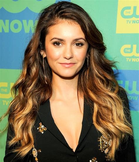 Nina Dobrev Debuts Blonde Ombre Hair Picture Us Weekly