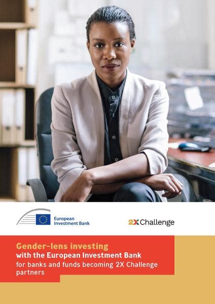 Gender Lens Investing With The European Investment Bank For Banks And