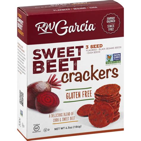 Rw Garcia Crackers Sweet Beet 3 Seed Crackers Foodtown