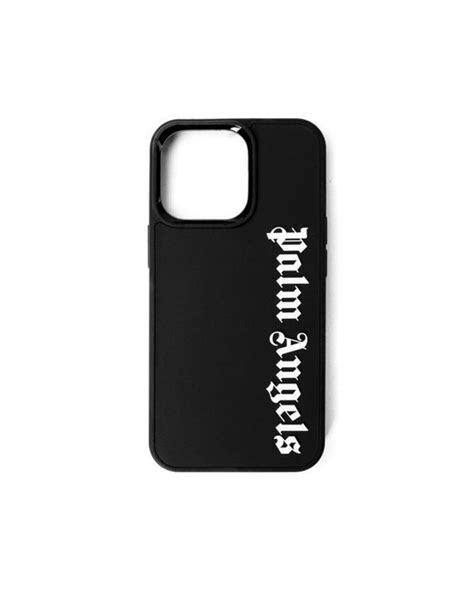 Palm Angels Iphone 13 Pro Max Case In Black For Men Lyst Uk