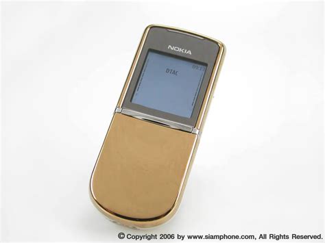 Siamphone.com : รีวิวโทรศัพท์มือถือ Nokia 8800 Sirocco - Premium Gold 24K