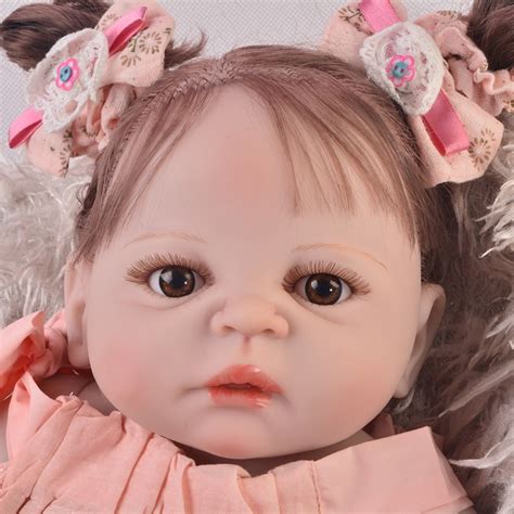 2357cm Full Silicone Reborn Baby Dolls Real Alive Newborn Baby Girl