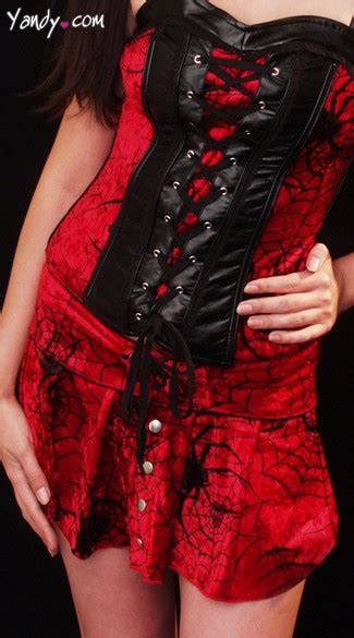 A pinecone fell onto the floor of their hut and started growing into a sapling. Spider Skirt, Spiderweb Skirt, Black and Red Velvet Skirt