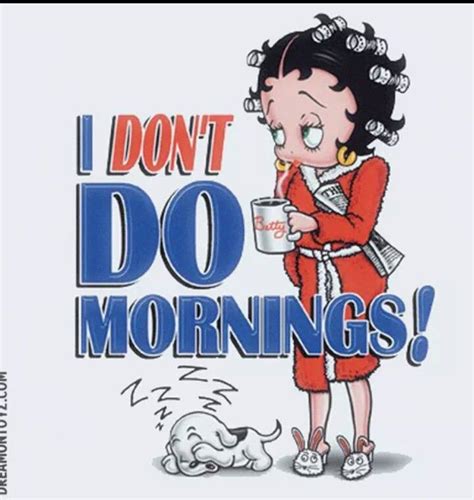 Morning Betty Boop Boop Betty Boop Cartoon