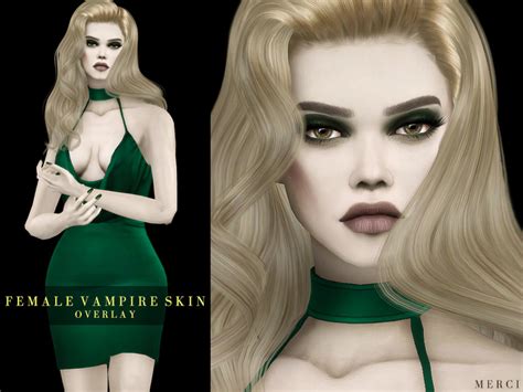 Merci S Female Vampire Skin Overlay