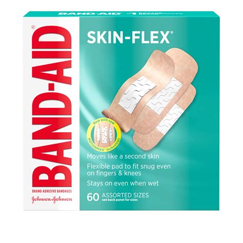 Skin Flex Second Skin Flexible Bandages Band Aid Brand