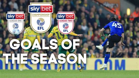 watch all this season s sky bet efl goal of the month winners from the championship league one