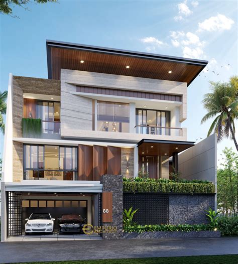 Desain Rumah Modern 3 Lantai Bapak Ruli di Bandung, Jawa Barat