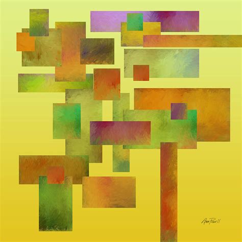 Abstract Art Squares Collage Three Digital Art By Ann Powell