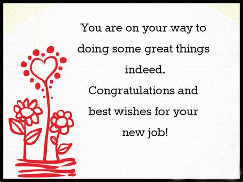 Congratulations And Best Wishes For Your New Job