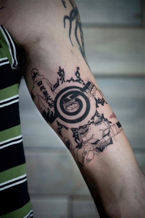 Naruto Tattoo Minato And The Death Reaper Seal By