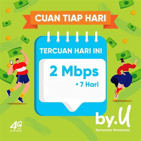 As menawarkan paket internet, telpon serta sms dengan harga murah. PROMO Kartu byU Telkomsel Unlimited 2 Mbps 7 hari | Shopee Indonesia